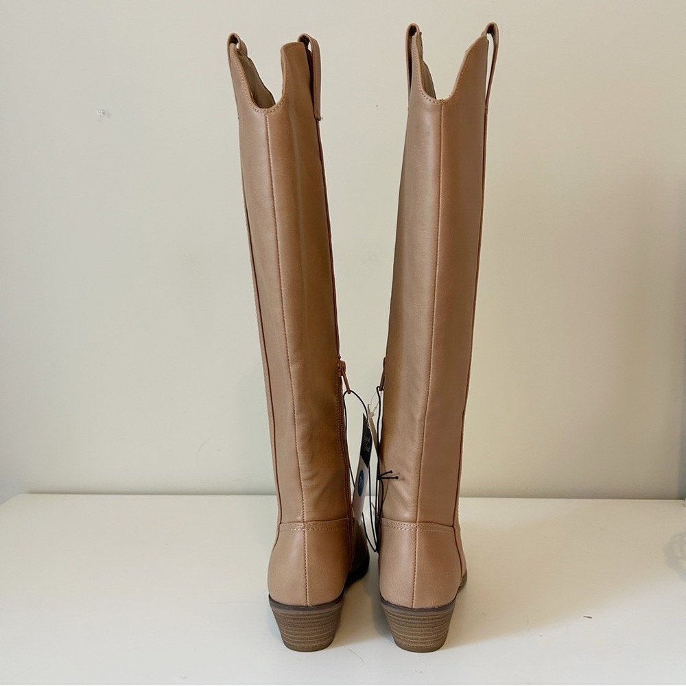 Universal Thread Women's Sommer cowboy Boots light brown NWT - Picture 10 of 12
